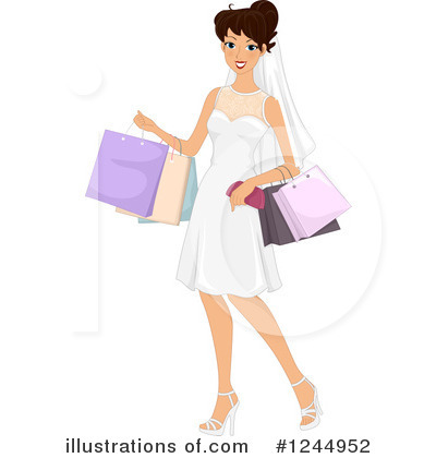 Royalty-Free (RF) Bride Clipart Illustration by BNP Design Studio - Stock Sample #1244952