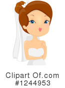 Bride Clipart #1244953 by BNP Design Studio