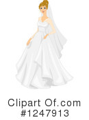 Bride Clipart #1247913 by BNP Design Studio