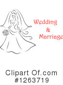 Bride Clipart #1263719 by Vector Tradition SM