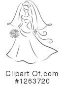 Bride Clipart #1263720 by Vector Tradition SM