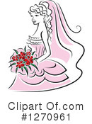 Bride Clipart #1270961 by Vector Tradition SM