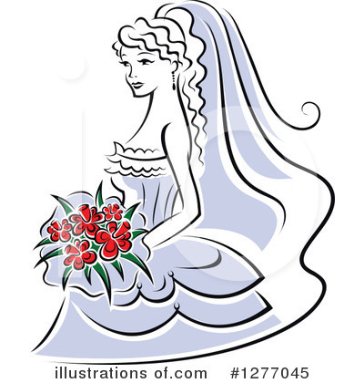 Bouquet Clipart #1277045 by Vector Tradition SM