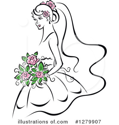 Bouquet Clipart #1279907 by Vector Tradition SM