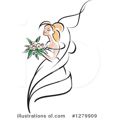 Bouquet Clipart #1279909 by Vector Tradition SM