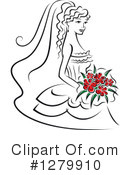 Bride Clipart #1279910 by Vector Tradition SM