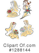 Bride Clipart #1288144 by Vector Tradition SM