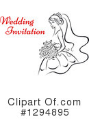Bride Clipart #1294895 by Vector Tradition SM