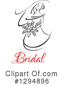 Bride Clipart #1294896 by Vector Tradition SM