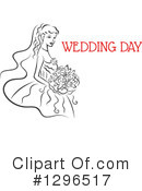 Bride Clipart #1296517 by Vector Tradition SM