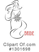 Bride Clipart #1301698 by Vector Tradition SM