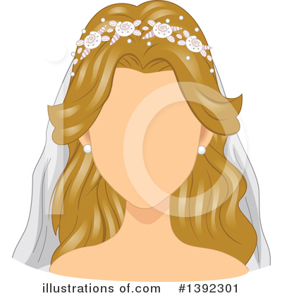 Royalty-Free (RF) Bride Clipart Illustration by BNP Design Studio - Stock Sample #1392301