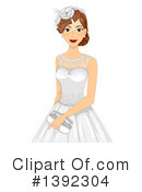 Bride Clipart #1392304 by BNP Design Studio