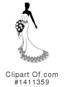 Bride Clipart #1411359 by AtStockIllustration