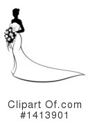 Bride Clipart #1413901 by AtStockIllustration