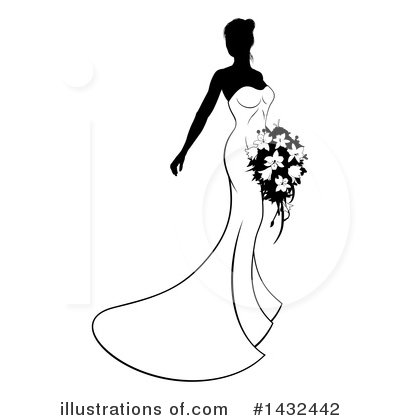 Royalty-Free (RF) Bride Clipart Illustration by AtStockIllustration - Stock Sample #1432442