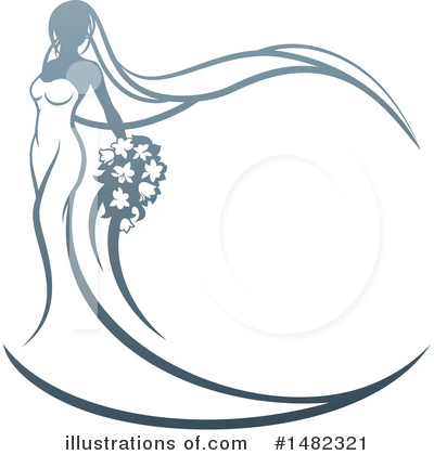 Royalty-Free (RF) Bride Clipart Illustration by AtStockIllustration - Stock Sample #1482321