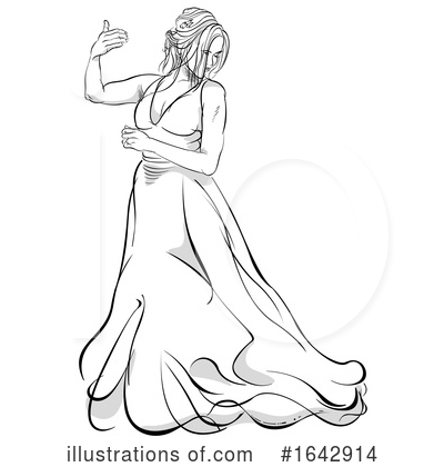 Royalty-Free (RF) Bride Clipart Illustration by dero - Stock Sample #1642914