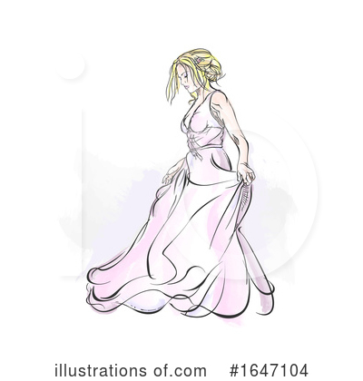 Royalty-Free (RF) Bride Clipart Illustration by dero - Stock Sample #1647104
