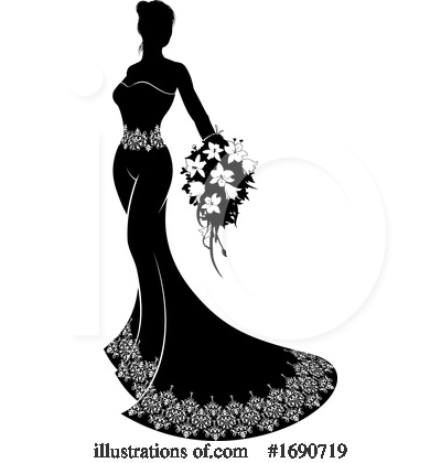Royalty-Free (RF) Bride Clipart Illustration by AtStockIllustration - Stock Sample #1690719