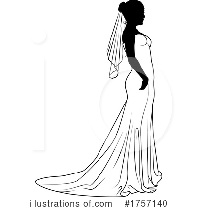 Royalty-Free (RF) Bride Clipart Illustration by AtStockIllustration - Stock Sample #1757140