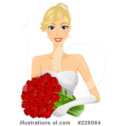 Royalty-Free (RF) Bride Clipart Illustration by BNP Design Studio - Stock Sample #226084