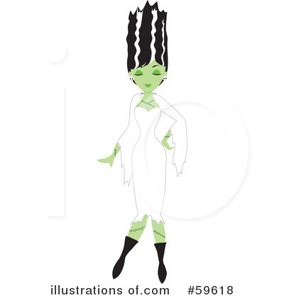 Bride Of Frankenstein Clipart #59618 by Rosie Piter