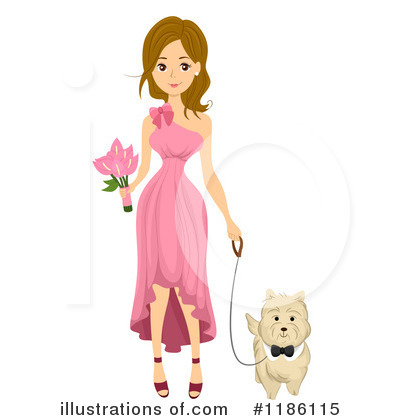 Bridesmaid Clipart #1186115 by BNP Design Studio