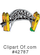 Bridge Clipart #42787 by Dennis Holmes Designs