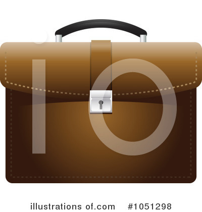 Royalty-Free (RF) Briefcase Clipart Illustration by elaineitalia - Stock Sample #1051298