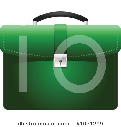 Royalty-Free (RF) Briefcase Clipart Illustration by elaineitalia - Stock Sample #1051299