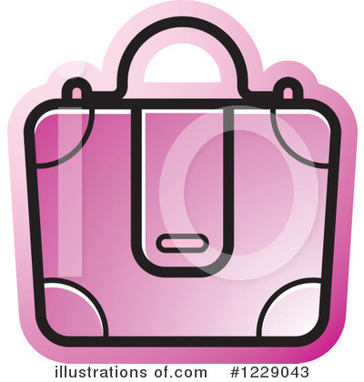 Royalty-Free (RF) Briefcase Clipart Illustration by Lal Perera - Stock Sample #1229043