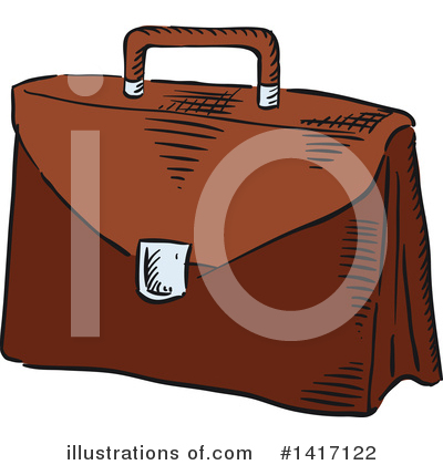 Royalty-Free (RF) Briefcase Clipart Illustration by Vector Tradition SM - Stock Sample #1417122