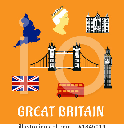 Great Britain Clipart #1345019 by Vector Tradition SM
