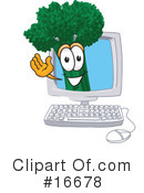 Broccoli Character Clipart #16678 by Mascot Junction