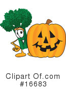 Broccoli Character Clipart #16683 by Mascot Junction