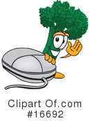 Broccoli Character Clipart #16692 by Mascot Junction