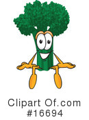 Broccoli Character Clipart #16694 by Mascot Junction