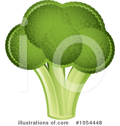 Royalty-Free (RF) Broccoli Clipart Illustration by TA Images - Stock Sample #1054448