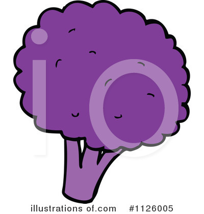 Royalty-Free (RF) Broccoli Clipart Illustration by lineartestpilot - Stock Sample #1126005