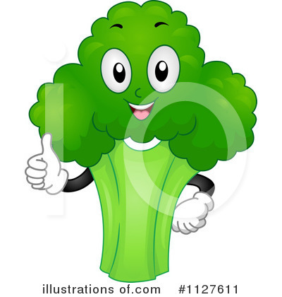 Royalty-Free (RF) Broccoli Clipart Illustration by BNP Design Studio - Stock Sample #1127611