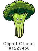 Broccoli Clipart #1229450 by Vector Tradition SM