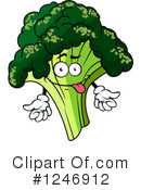 Broccoli Clipart #1246912 by Vector Tradition SM