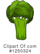 Broccoli Clipart #1250324 by Vector Tradition SM
