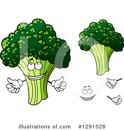 Royalty-Free (RF) Broccoli Clipart Illustration by Vector Tradition SM - Stock Sample #1291528