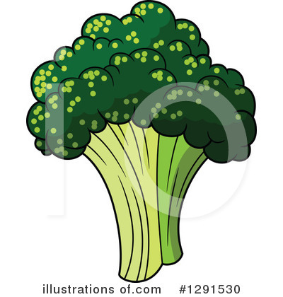 Royalty-Free (RF) Broccoli Clipart Illustration by Vector Tradition SM - Stock Sample #1291530