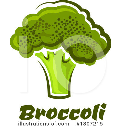 Royalty-Free (RF) Broccoli Clipart Illustration by Vector Tradition SM - Stock Sample #1307215