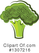 Broccoli Clipart #1307216 by Vector Tradition SM