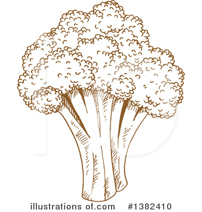 Royalty-Free (RF) Broccoli Clipart Illustration by Vector Tradition SM - Stock Sample #1382410