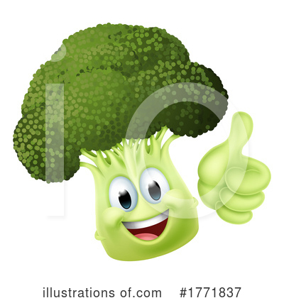 Royalty-Free (RF) Broccoli Clipart Illustration by AtStockIllustration - Stock Sample #1771837